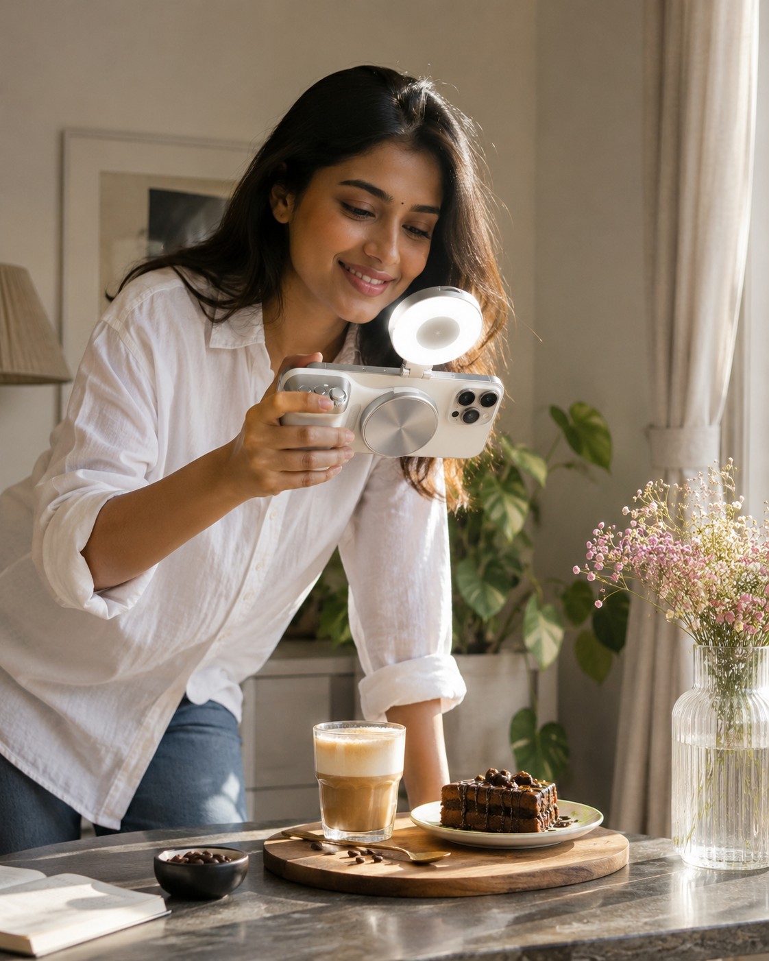 HORVO Magnetic Phone Camera Grip & Stand
