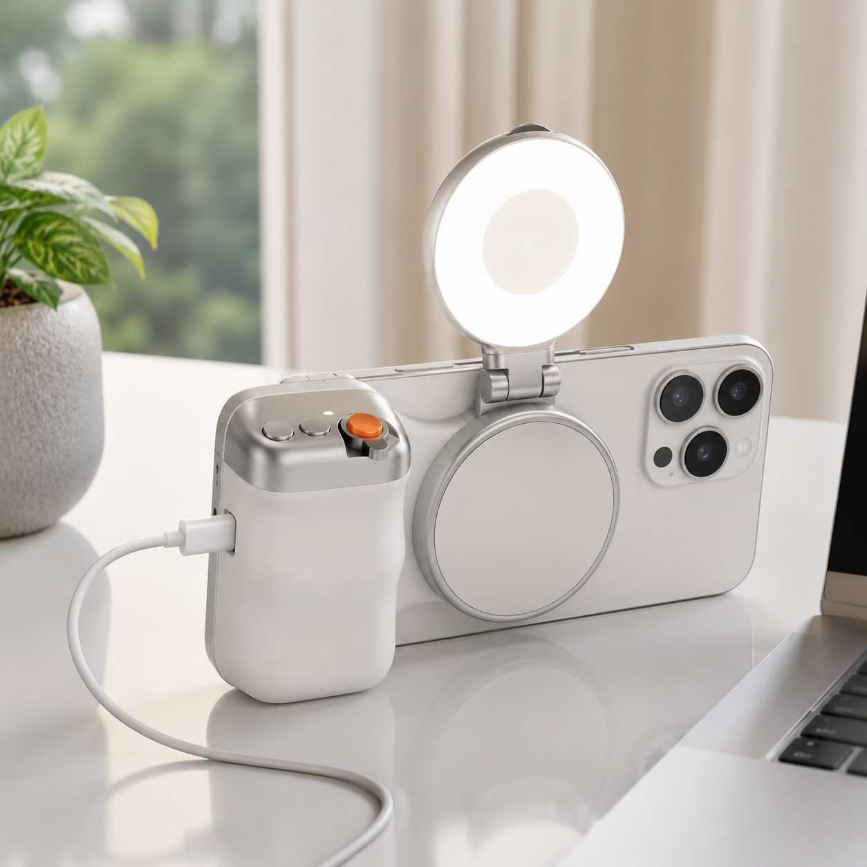 HORVO Magnetic Phone Camera Grip & Stand